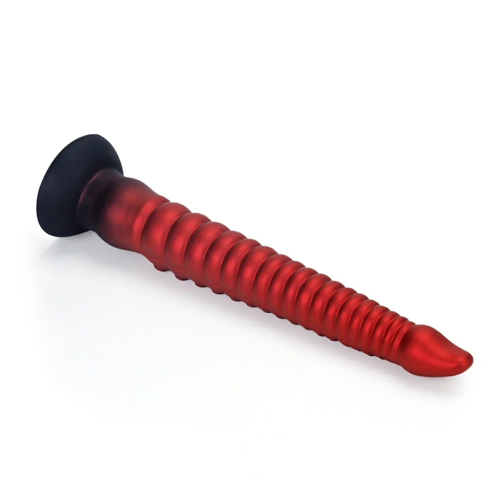 16.8 Inch Tentacle Dildo Ringed Texture Suction Base Fantasy Play