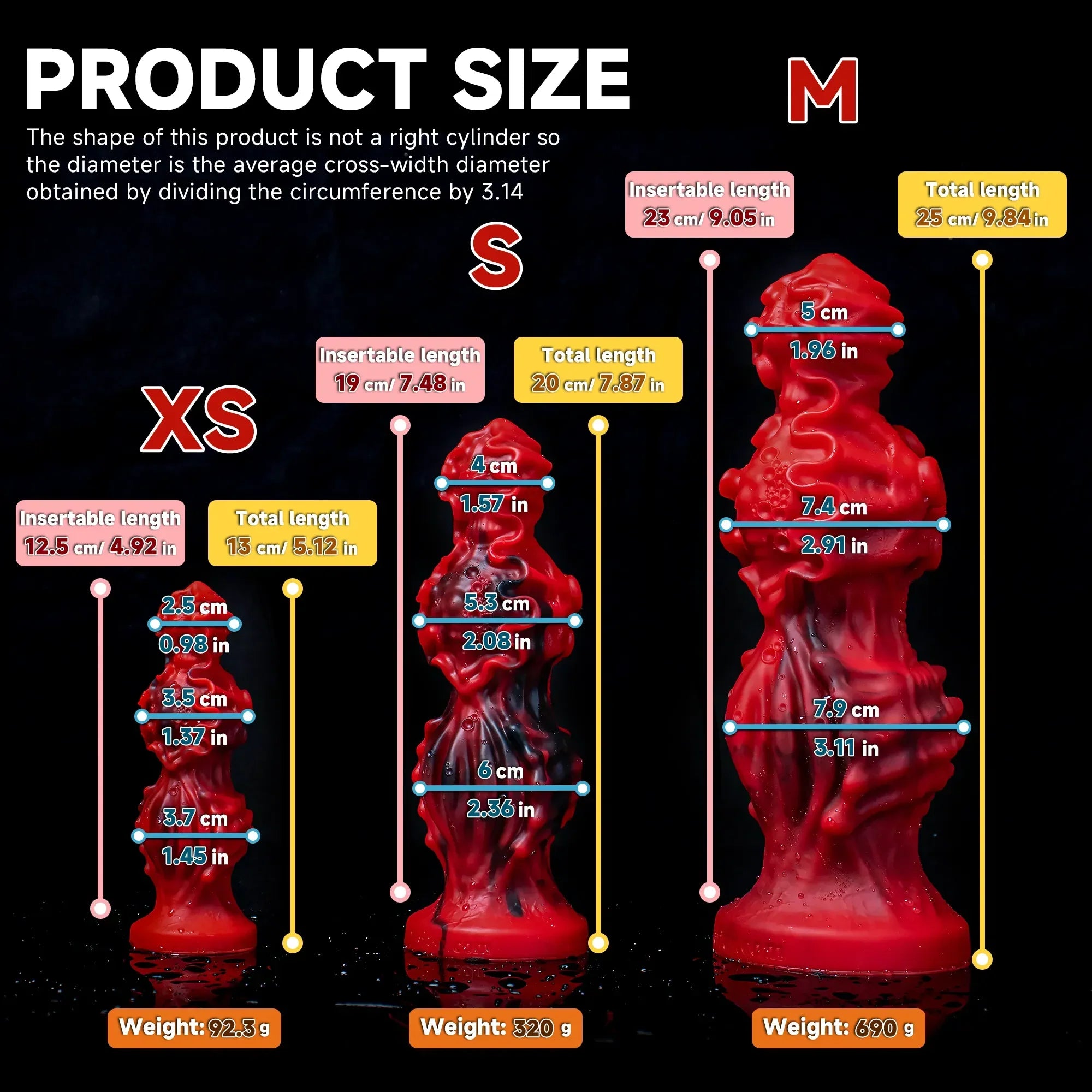 Abyssal Depths Beaded Dildo - Medical Grade Silicone