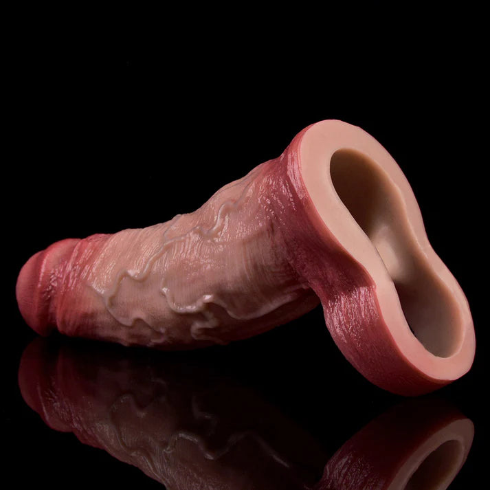 6.5 Inch Lifelike G-Spot Vibrating Penis Extender with 10 Thrilling Modes