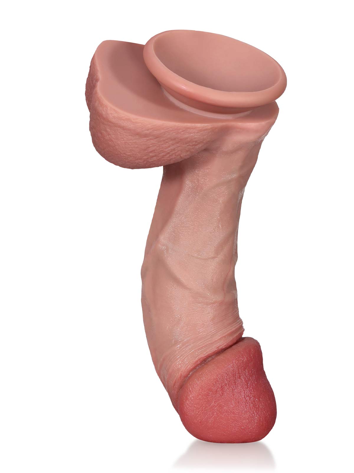 Alina: 8.7" x 2" Large Glans with Fine Texture Realistic Penis Dildo