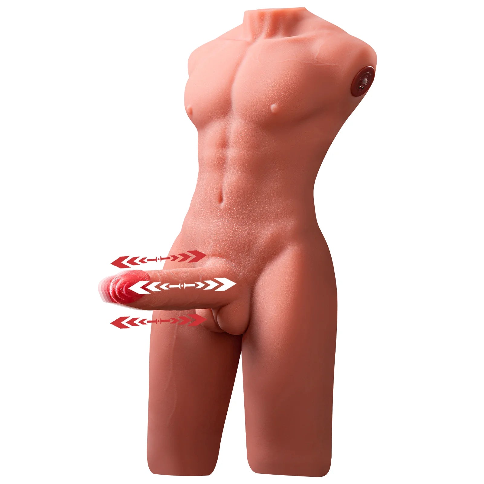 Axel:17.6lb Mal Sexdoll Torso for Gay Couples Flexible