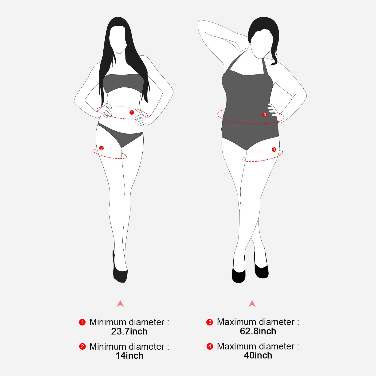 Black Strap Available In 3 Sizes Of Rings