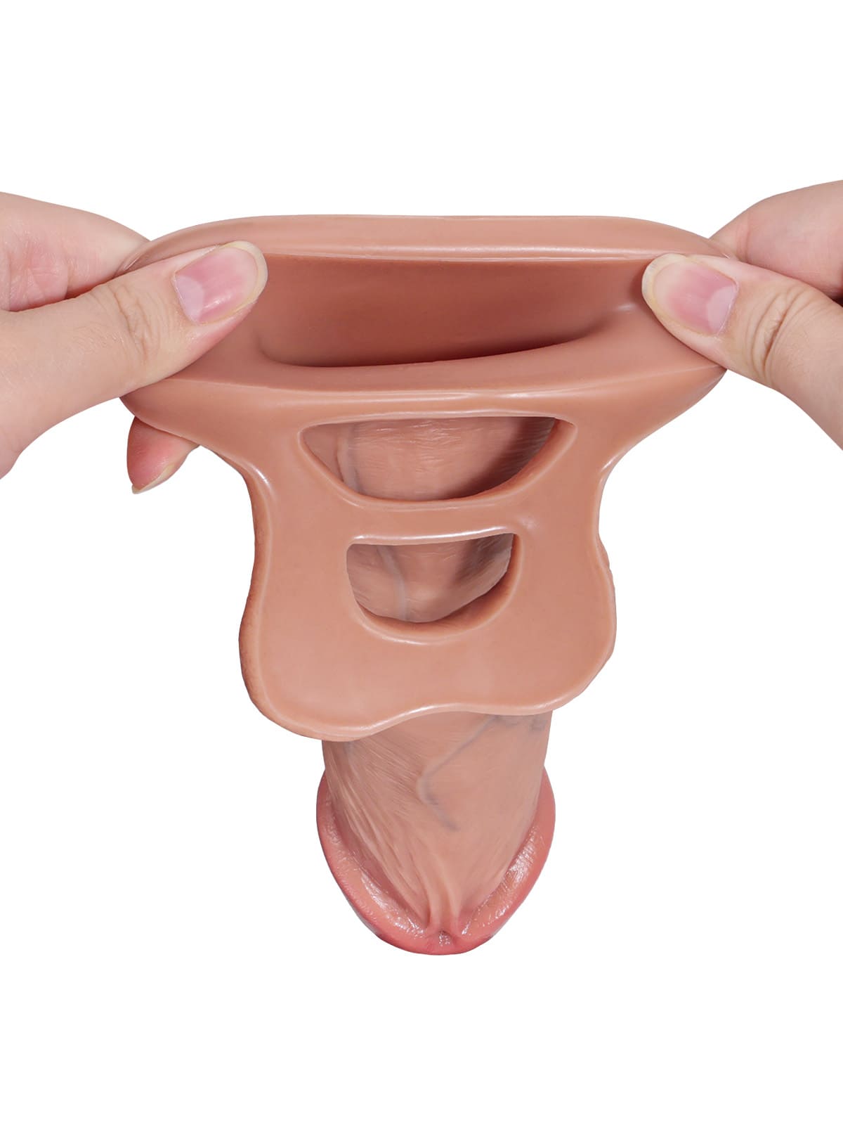 8.1” x 1.7” Soft Realistic Huge Penis Extension Sleeve