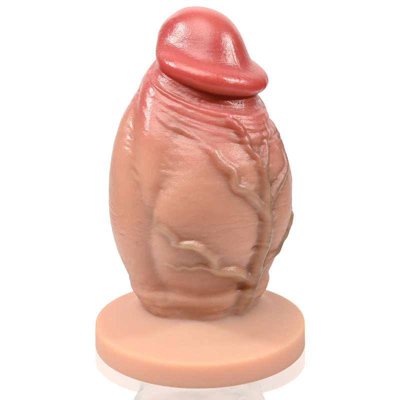 Darius: 5.3" x 3" Super Chubby Thick Shaft Anal Dildo