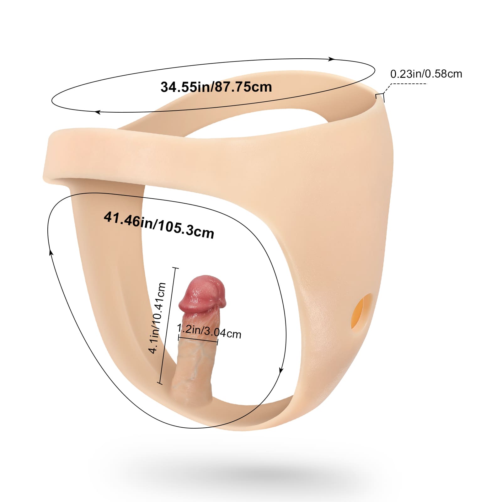 Jason:Strap-on dildo designed for anal stimulation, compatible with dildo use