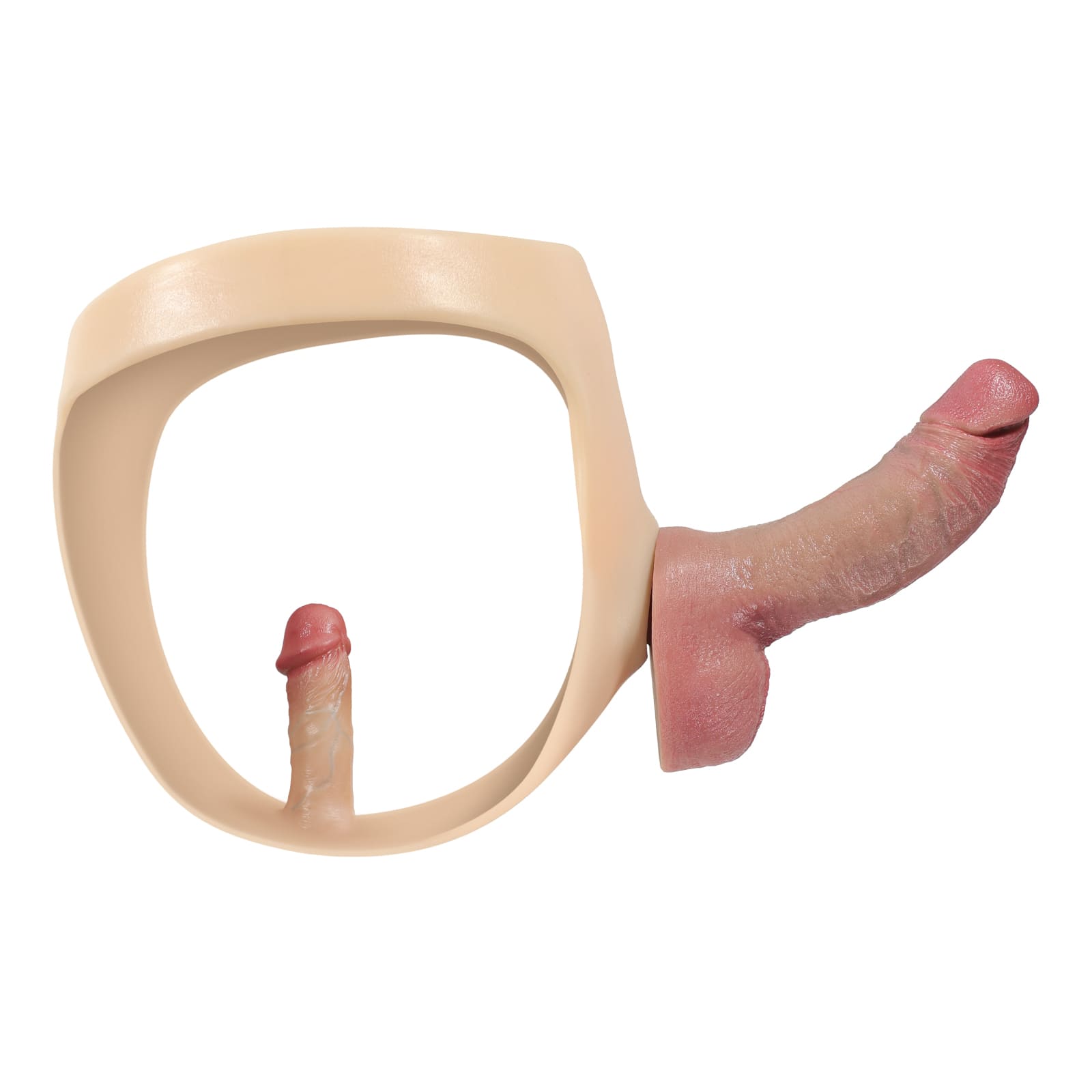 Jason:Strap-on dildo designed for anal stimulation, compatible with dildo use