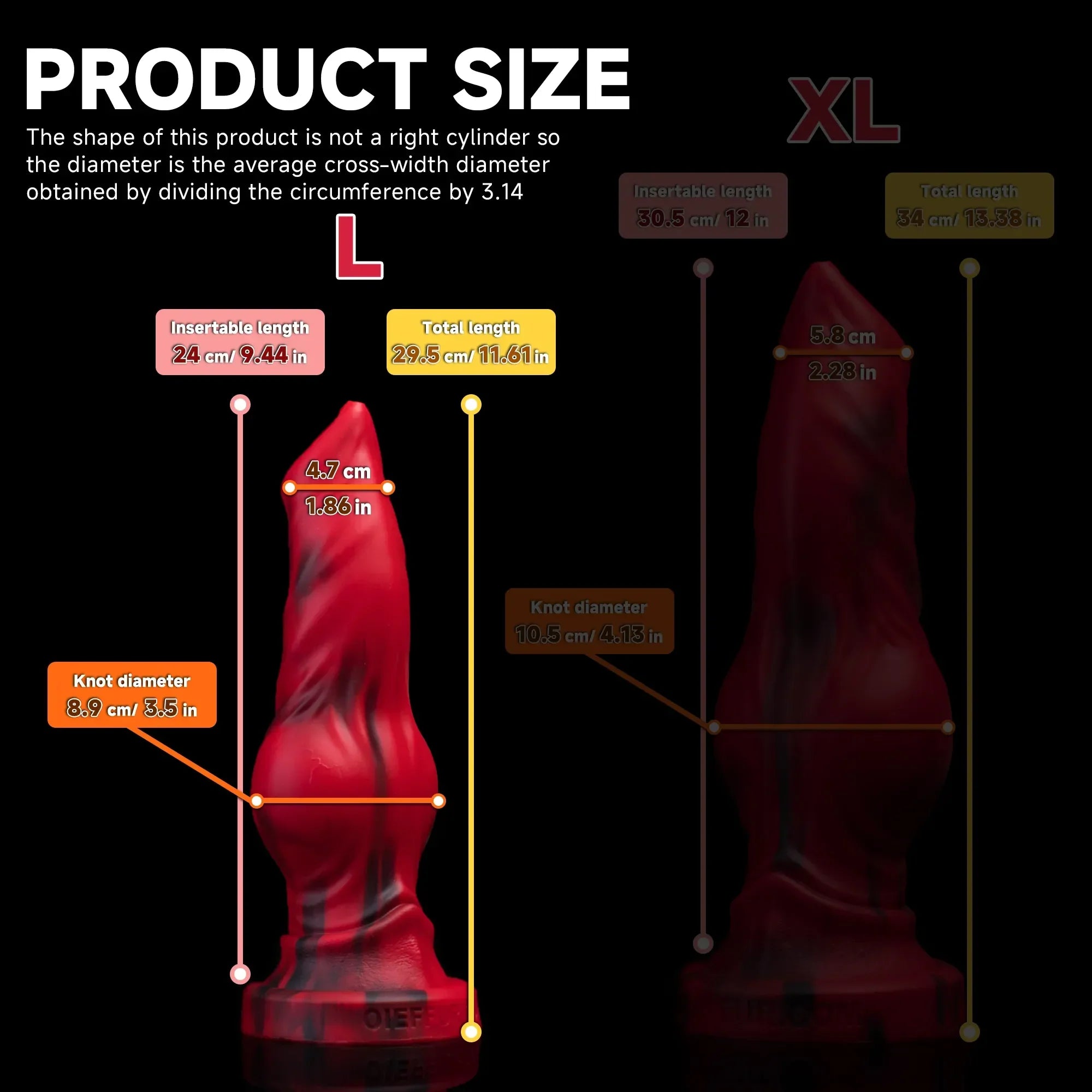 Firewolf Realistic Wolf and Dog Silicone Dildo