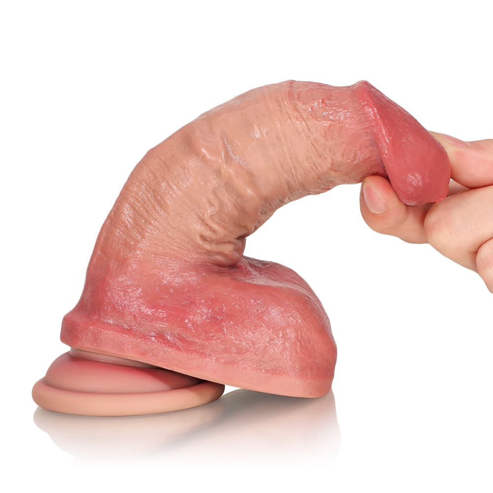 Roxy: 7" x 1.6" Deep Small Real Feel Dildos For Beginner