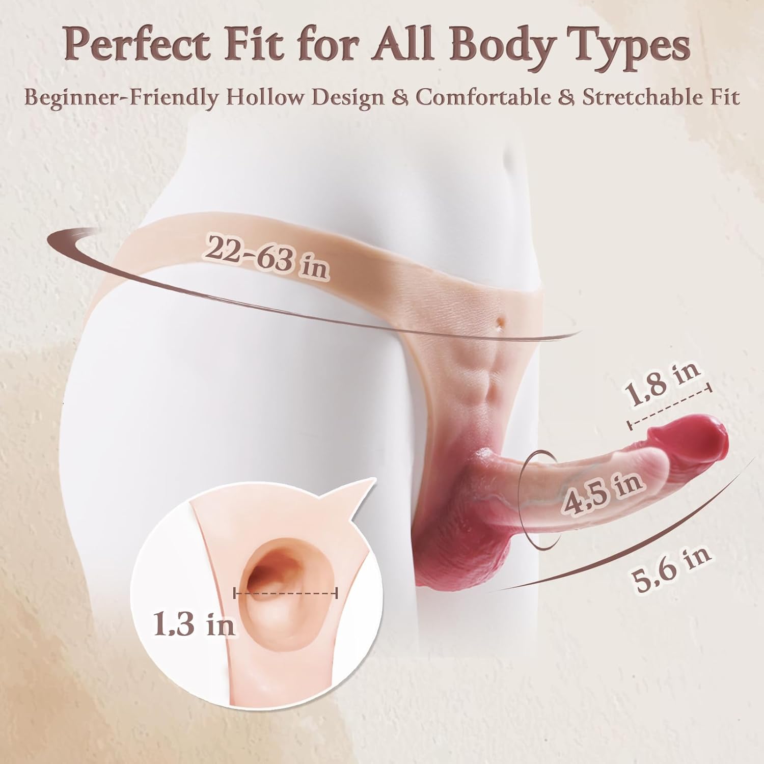 Strap On Dildo Harness Wearable Panties Penis Sleeve for Men