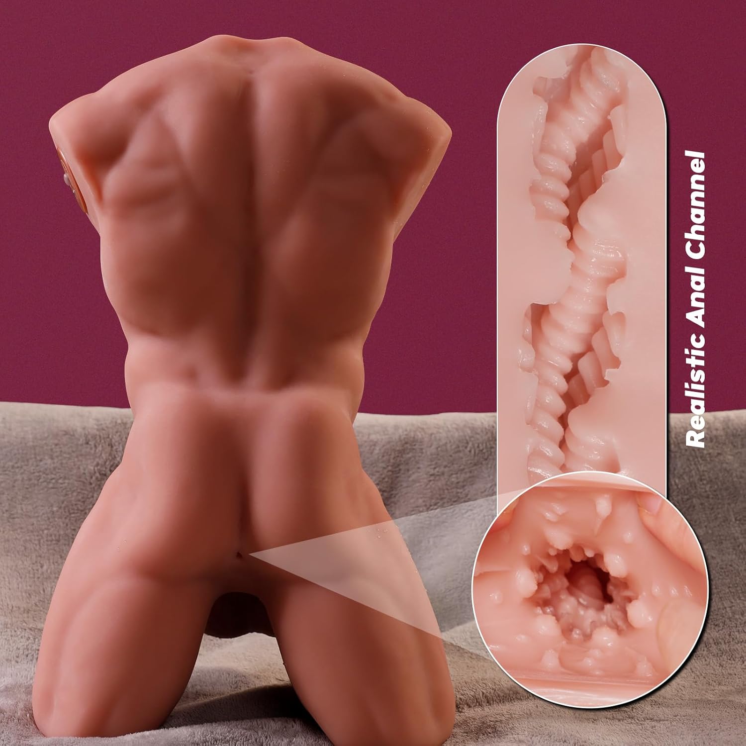 Tom : 11LB Male Sex Doll with Video Recognition Multifunctional
