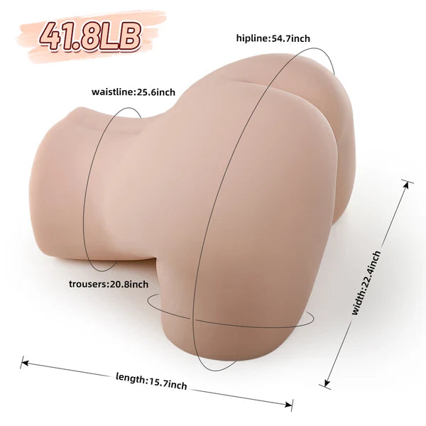 Zaria - 41.8 lbs Ultra Soft Liquid Jelly Big Ass Masturbator