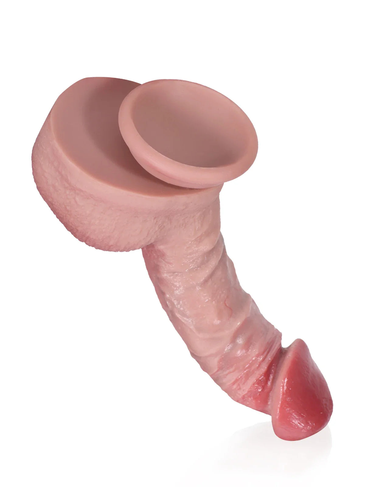 Kris: 7.5" x 1.4" Slim Skinny Realistic Flesh Skin Dildo For Beginners