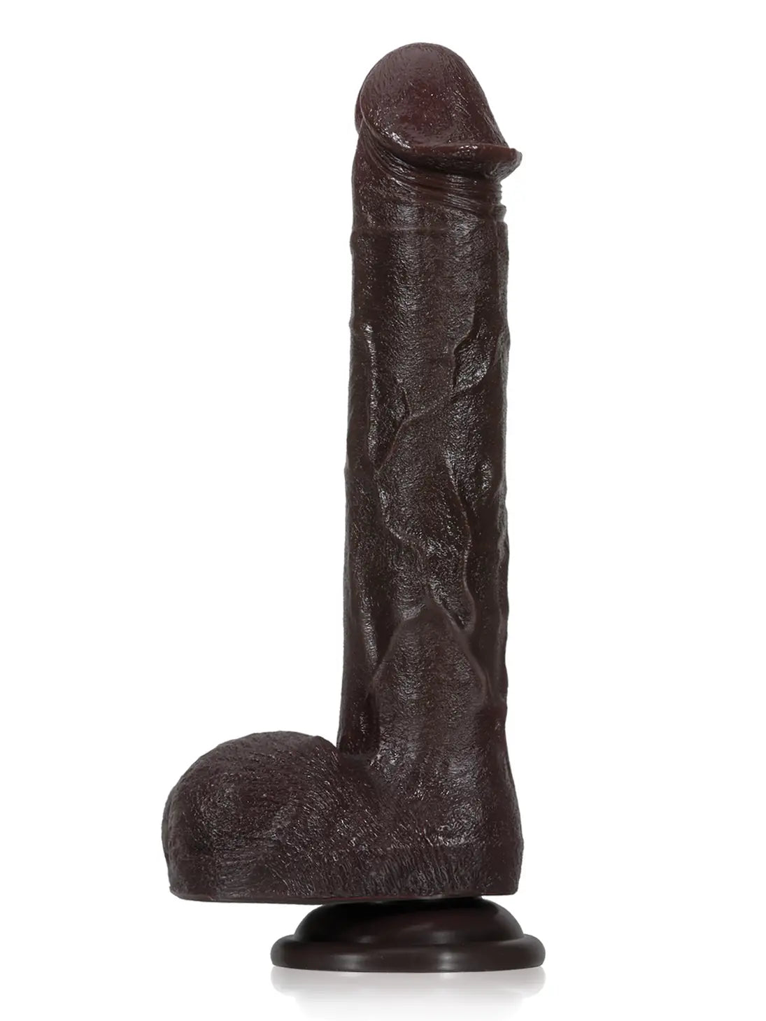 11" x 1.9" Black Big Vibrating Thrusting Dildo 7 Thrusting & 3 Vibrating
