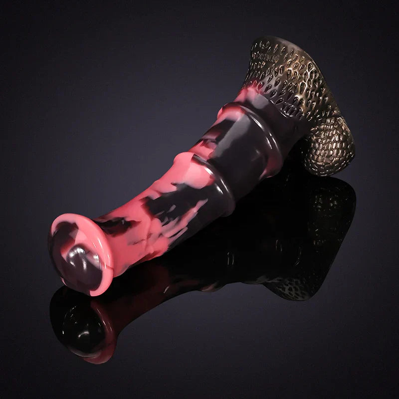 10.04Inch Lifelike Silicone Horse Dildo Textured Testicles