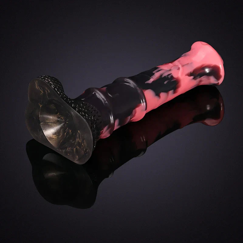 10.04Inch Lifelike Silicone Horse Dildo Textured Testicles