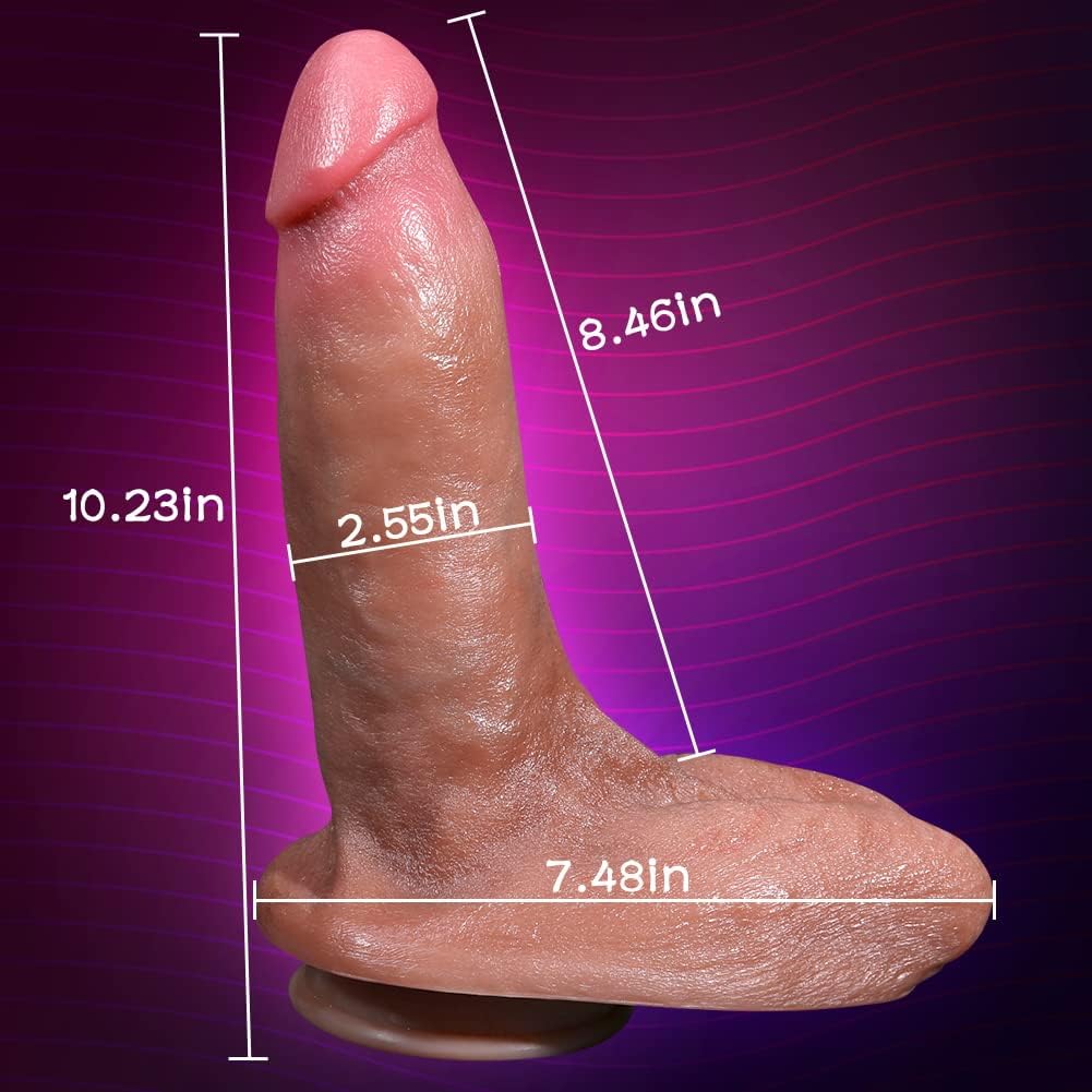 10.23 x 2.55Diameter Extra Huge Realistic Silicone Dildo