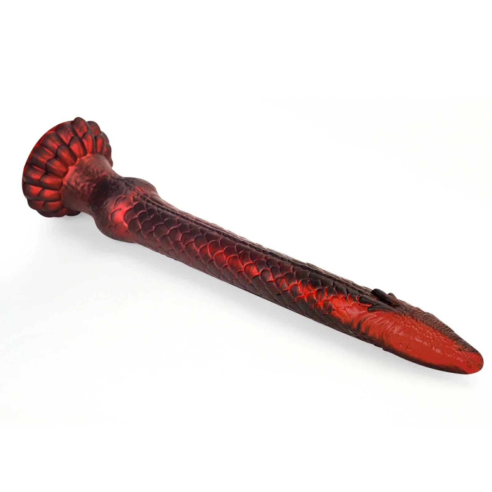 16.4 Inch Soft Silicone Tentacle Dildo Monster Claw Base Fantasy Scales