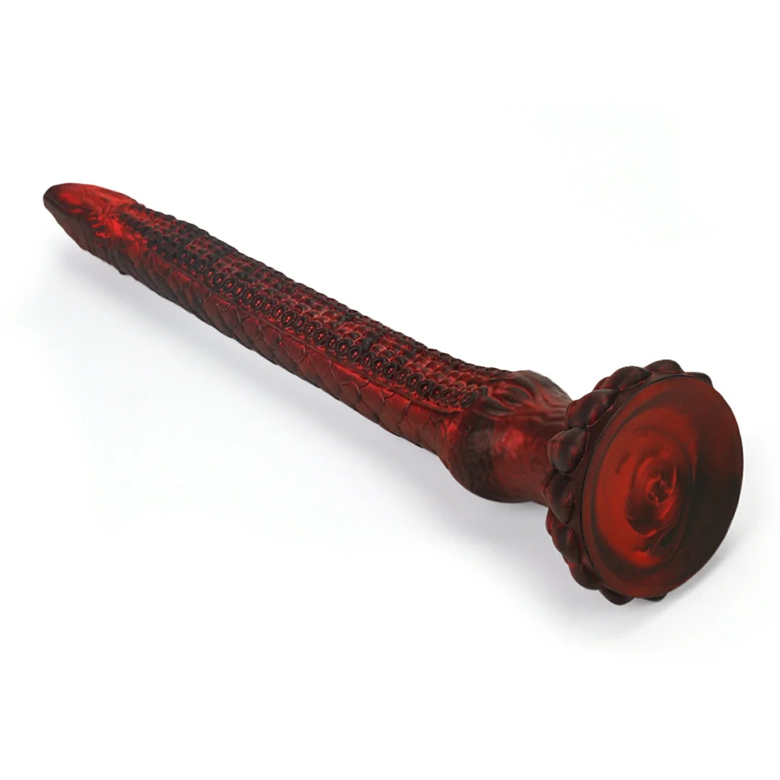 16.4 Inch Soft Silicone Tentacle Dildo Monster Claw Base Fantasy Scales