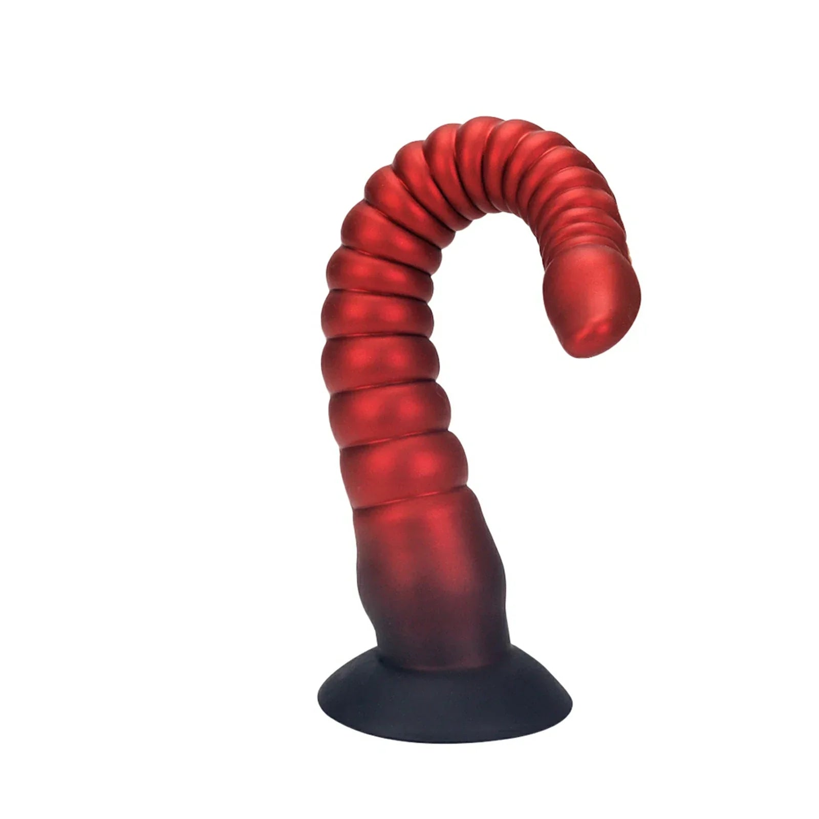 16.8 Inch Tentacle Dildo Ringed Texture Suction Base Fantasy Play
