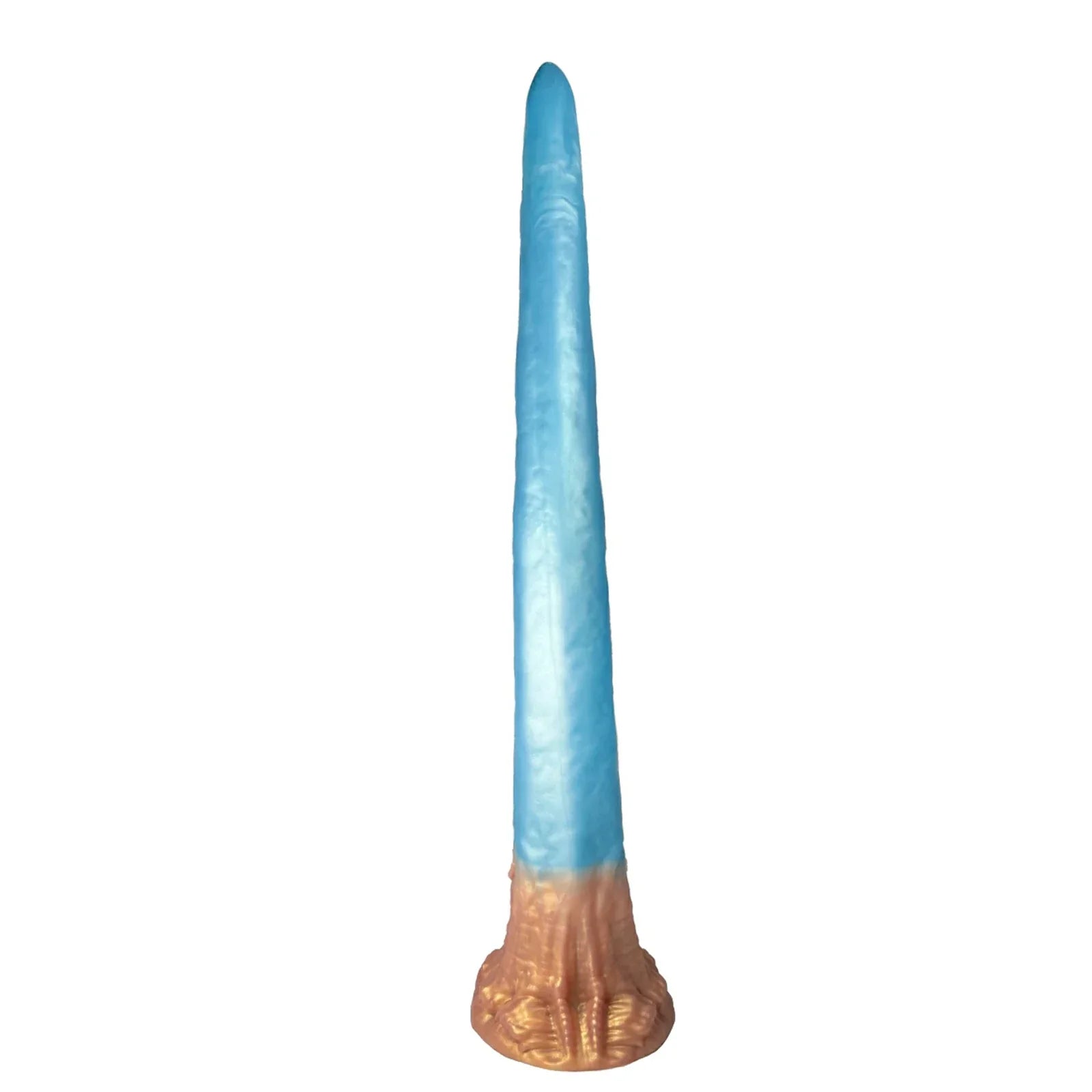 18.5 Inch Celestial Blue Tentacle Dildo Eldritch Curves Skull Crafted Suction Base