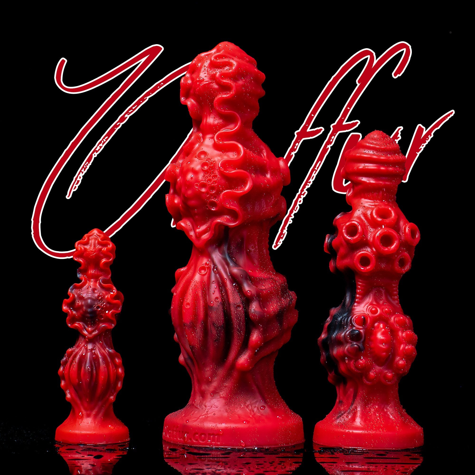 Abyssal Depths Beaded Dildo - Medical Grade Silicone