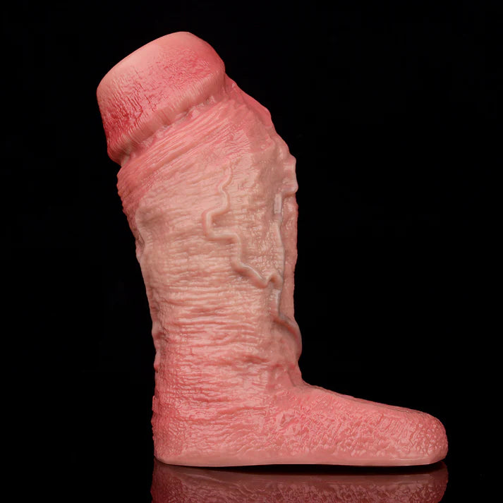 5.5Inch Lifelike Silicone Penis Sleeve Thickening Sleeve with Exposed Glans