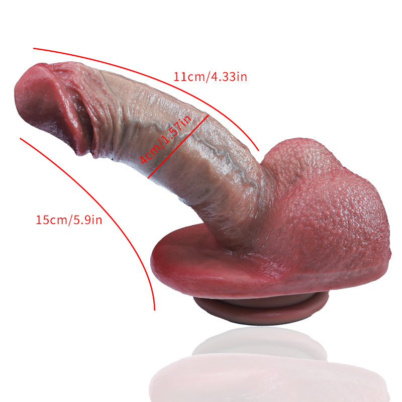 jony: 5.9" x 1.6" -  Realcockx Softest Flesh Like Small Penis Dildo