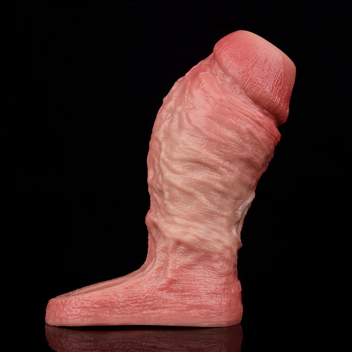 6.5 Inch Lifelike Silicone Penis Girth Enhancing Sleeve