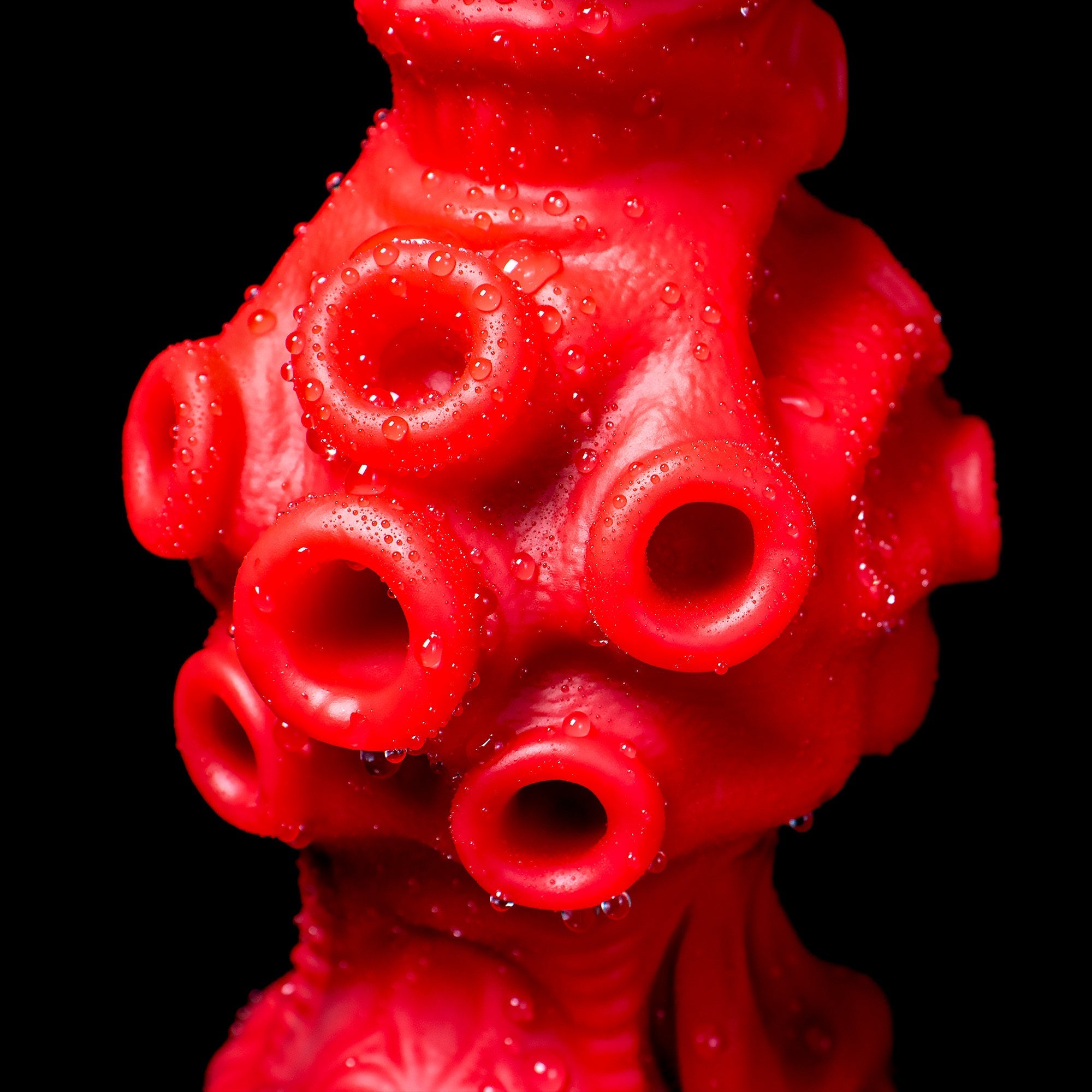 Abyssal Depths Beaded Dildo - Medical Grade Silicone