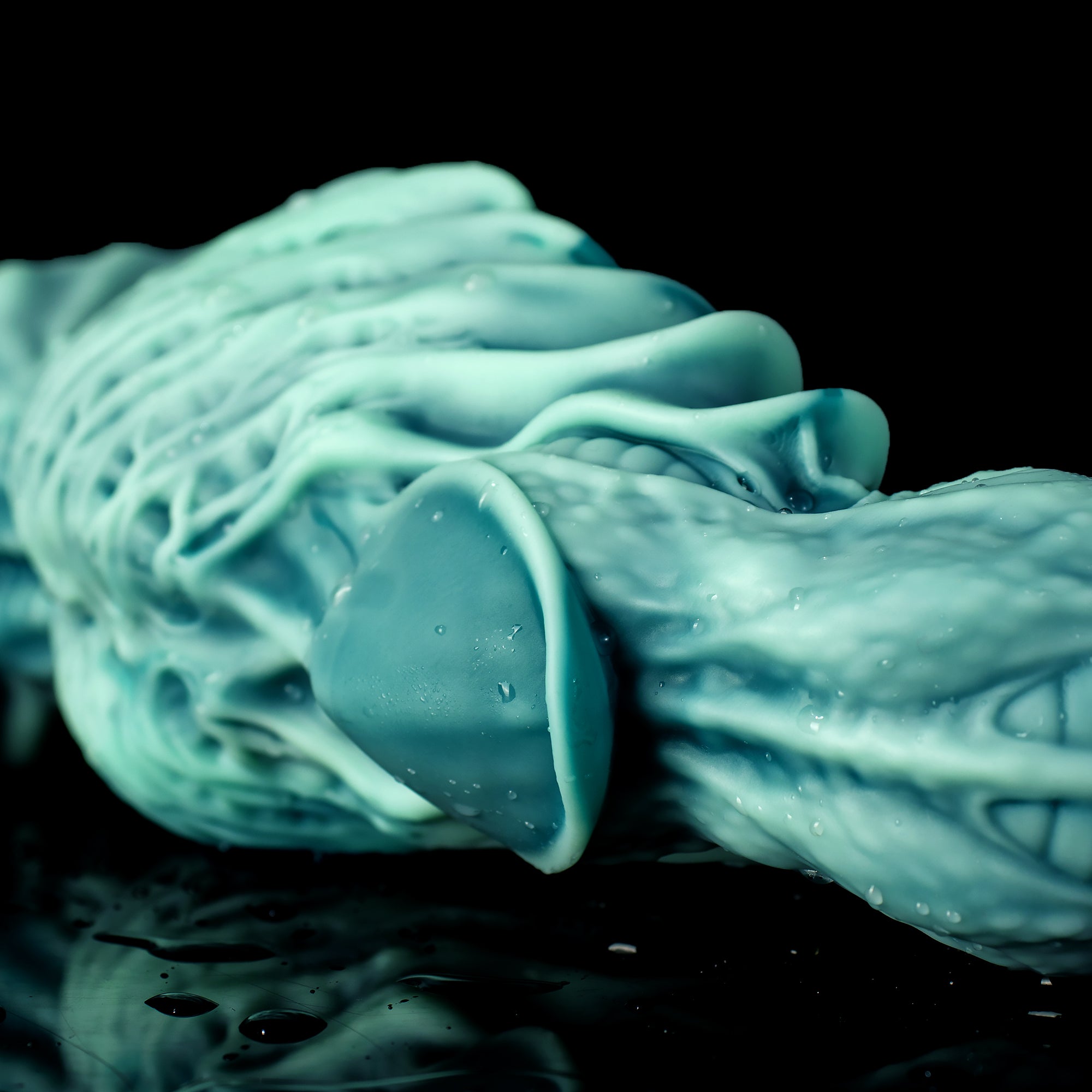 Winding Fantasy Dildo & Textured Beads for Pleasure