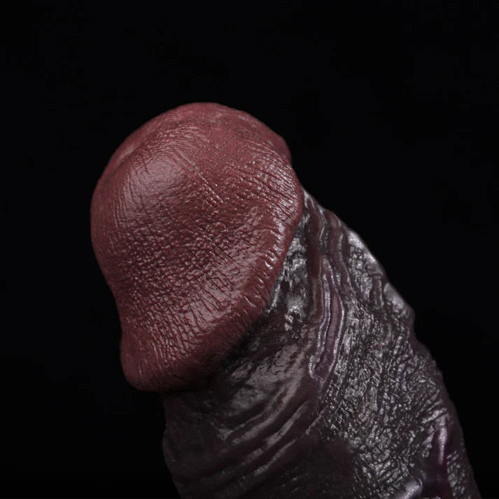 7 Inch Real-Feel Silicone Black Penis Extender