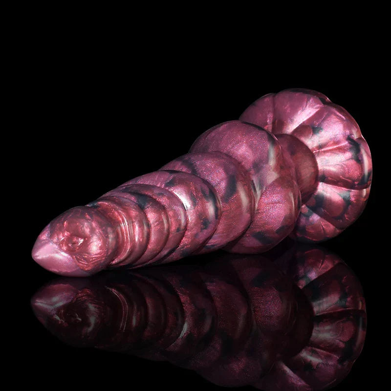 9.05Inch Multi-Knot Pointed Glans Silicone Dog Dildo