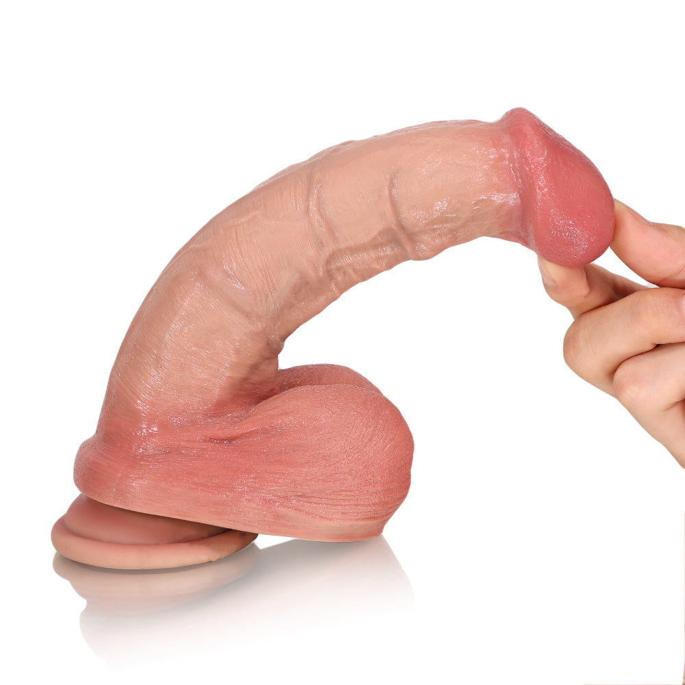 Bunny: 8.7" x 1.4" Softes Flesh Like Dildo Realistic Dildos