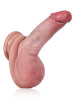 Colle: 6.3″ x 1.4″ Flesh Small Soft Thin Silicone Beginner Dildo