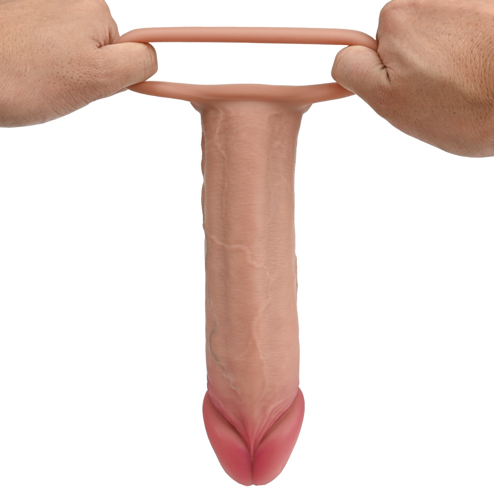 Corona： 9” x 2.36” Sliding Skin Realistic Big Cock Sleeve