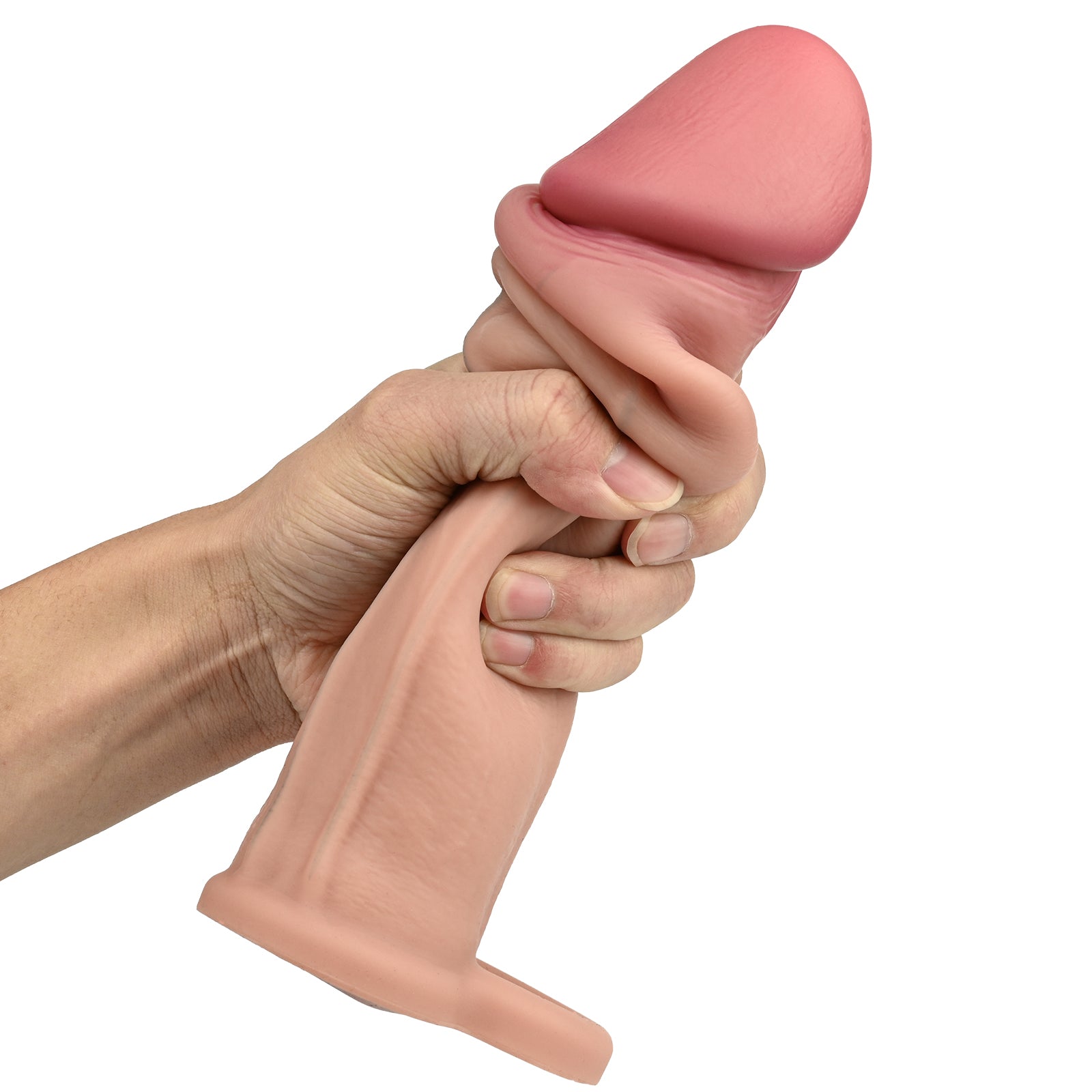 Corona： 9” x 2.36” Sliding Skin Realistic Big Cock Sleeve