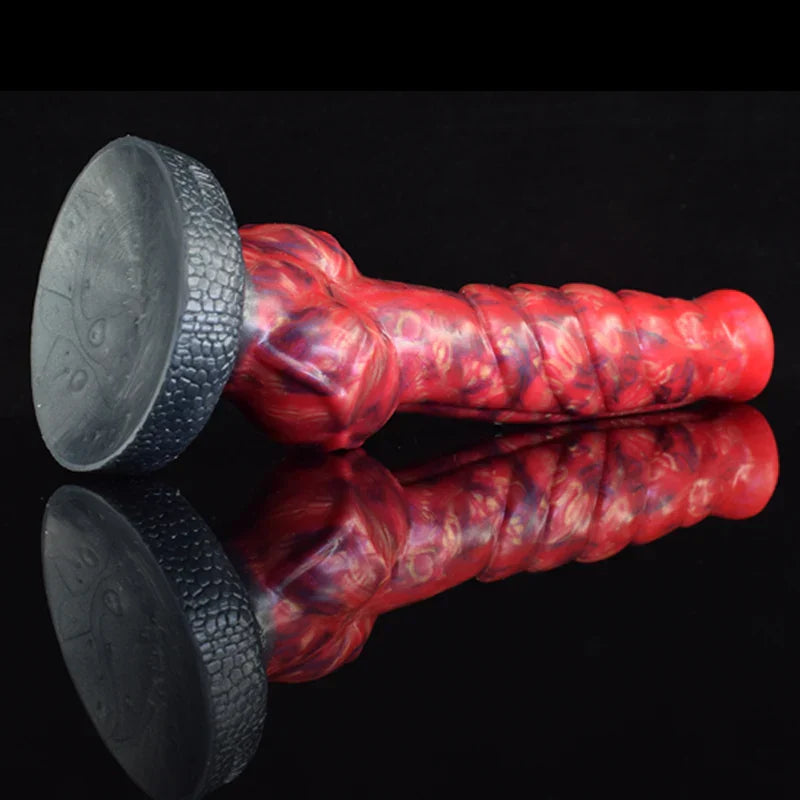 9.4Inch Large Realistic Wolf Dog Knot Dildo