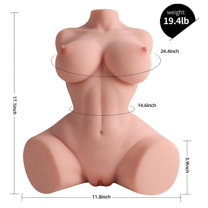 Daisy - 19.4 lbs Lifelike Sexy Female Sex Torso