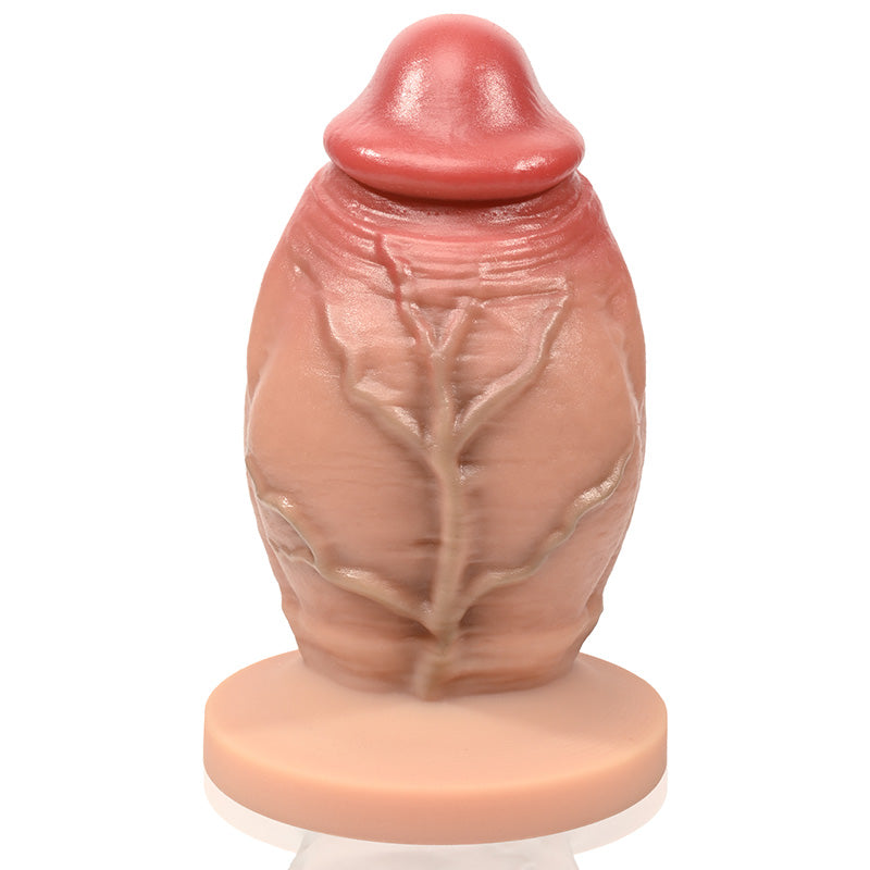 Darius: 5.3" x 3" Super Chubby Thick Shaft Anal Dildo