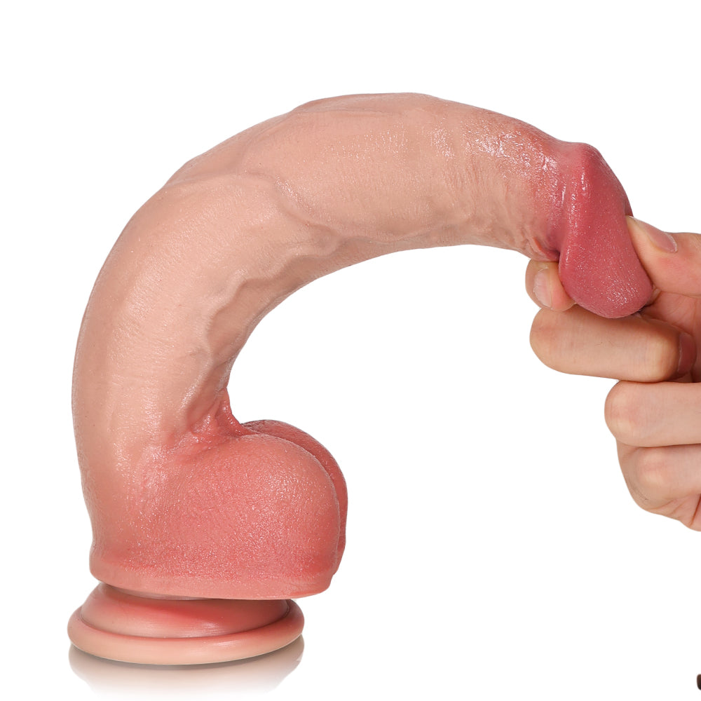 Dredd : 10.2" x 1,8"  Lifelike Dildo Real Feeling Skin Huge Dildo