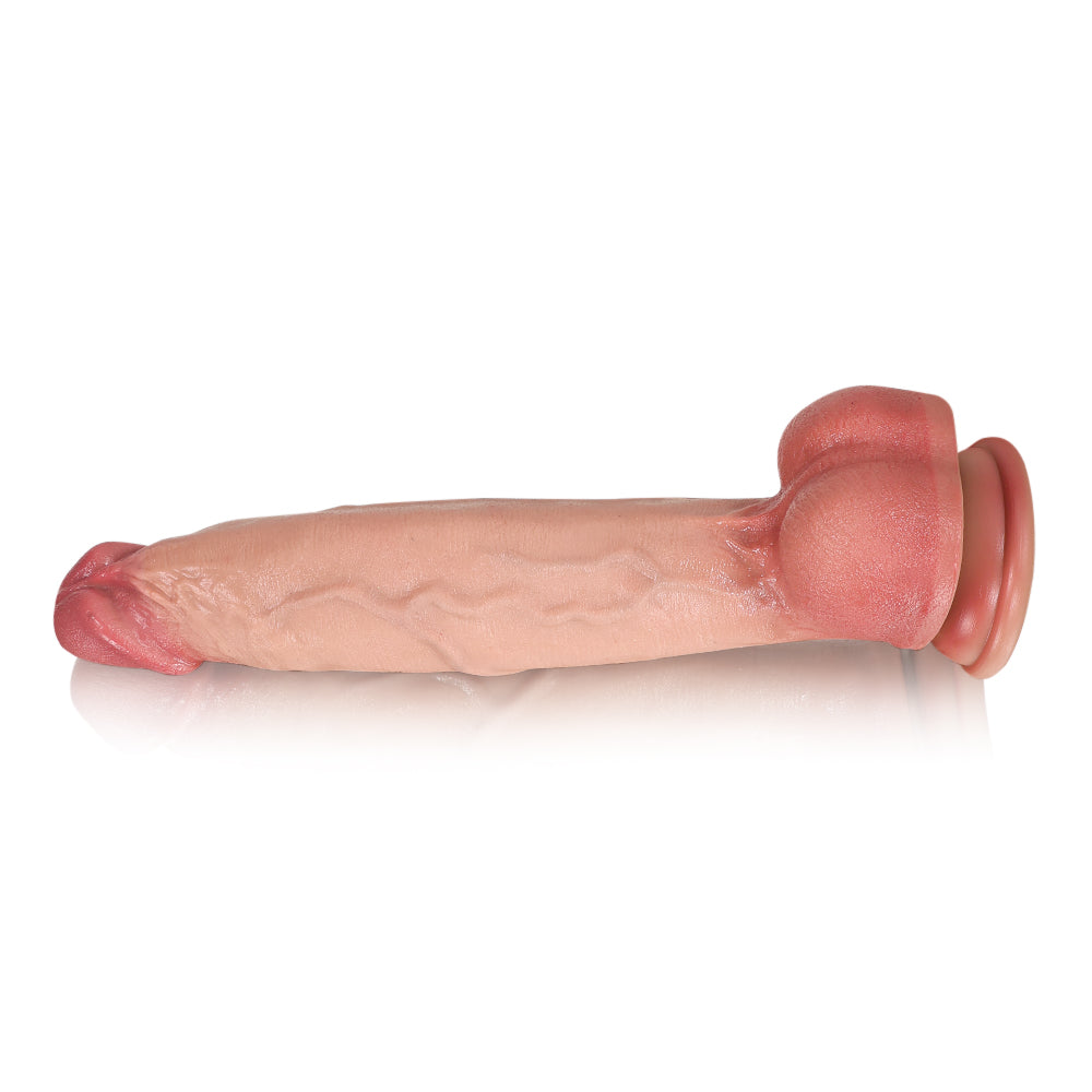 Dredd : 10.2" x 1,8"  Lifelike Dildo Real Feeling Skin Huge Dildo