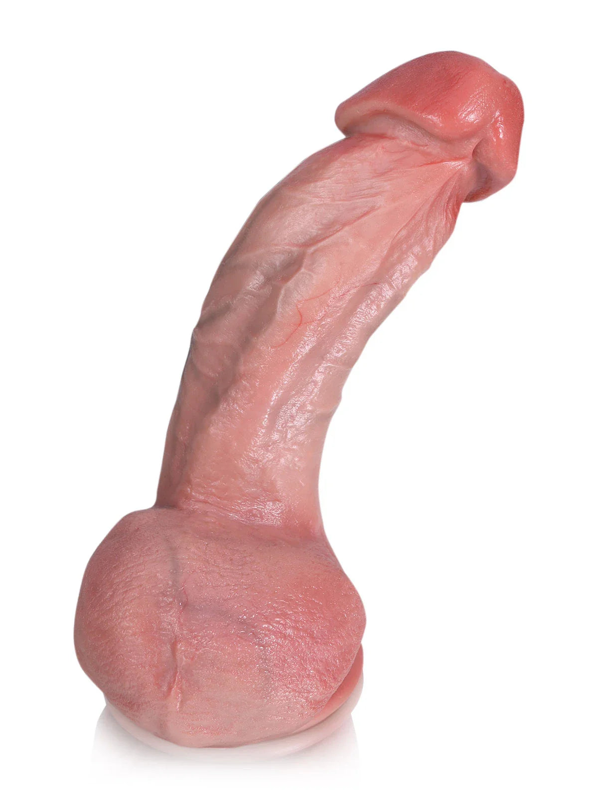 Jack: 9" x 2" Realistic Dildo with Swollen Glans & Veins Sliding Balls