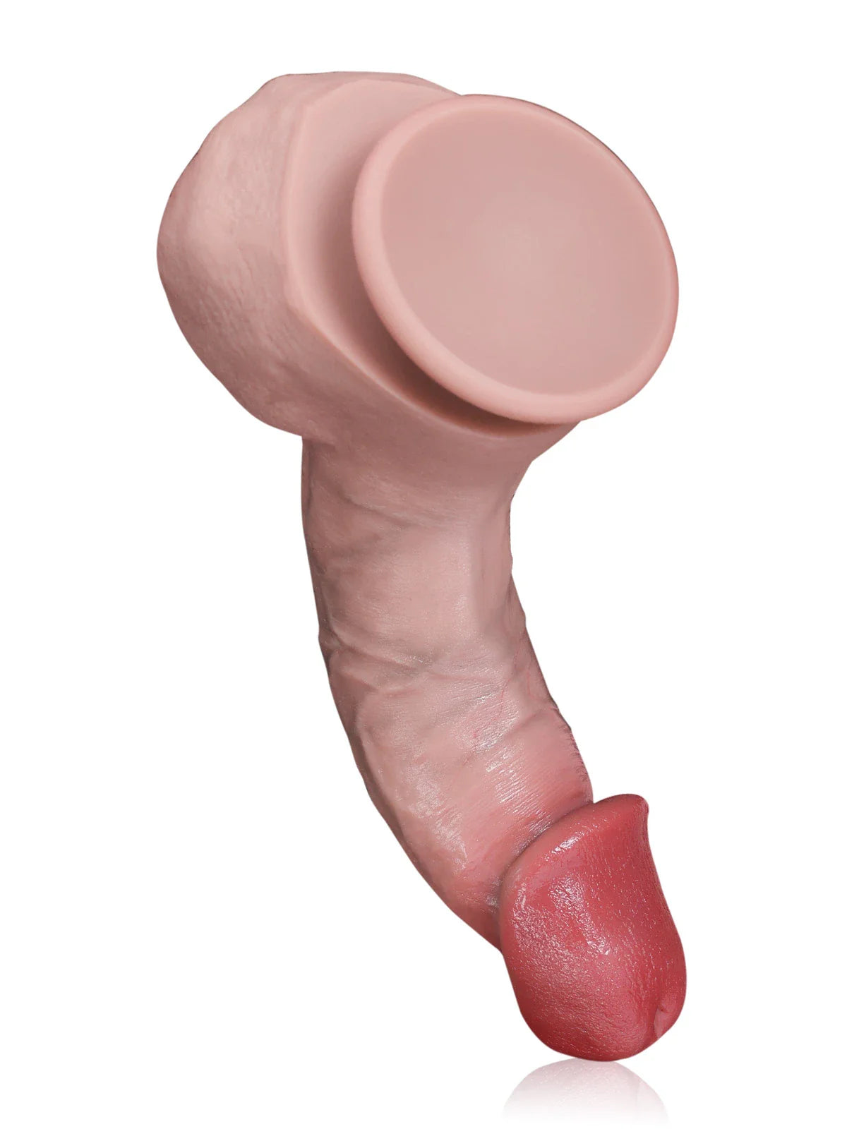 Jack: 9" x 2" Realistic Dildo with Swollen Glans & Veins Sliding Balls