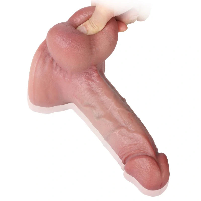 Jake ：6.3 x 2 Realistic Feeling Dildo With Big Balls