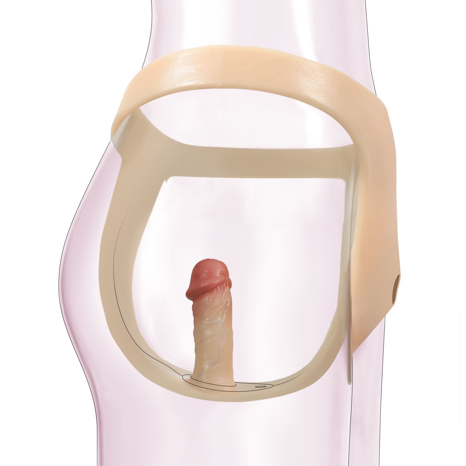 Jason：Strap-on dildo designed for anal stimulation, compatible with dildo use
