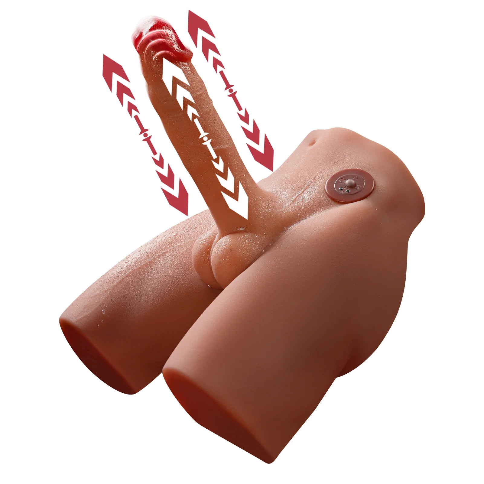 John: 9.03lb Thrusting Vibrating Unisex Male Sex Torso