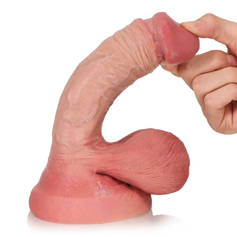 Lawyer: 8.7" x 2" Realistic Soft Suction Cup Dildo