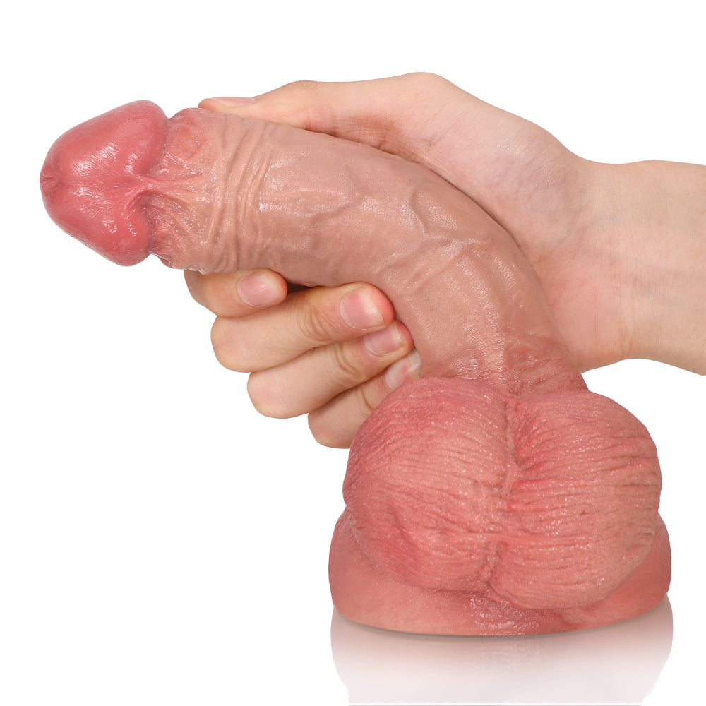 Lawyer: 8.7" x 2" Realistic Soft Suction Cup Dildo