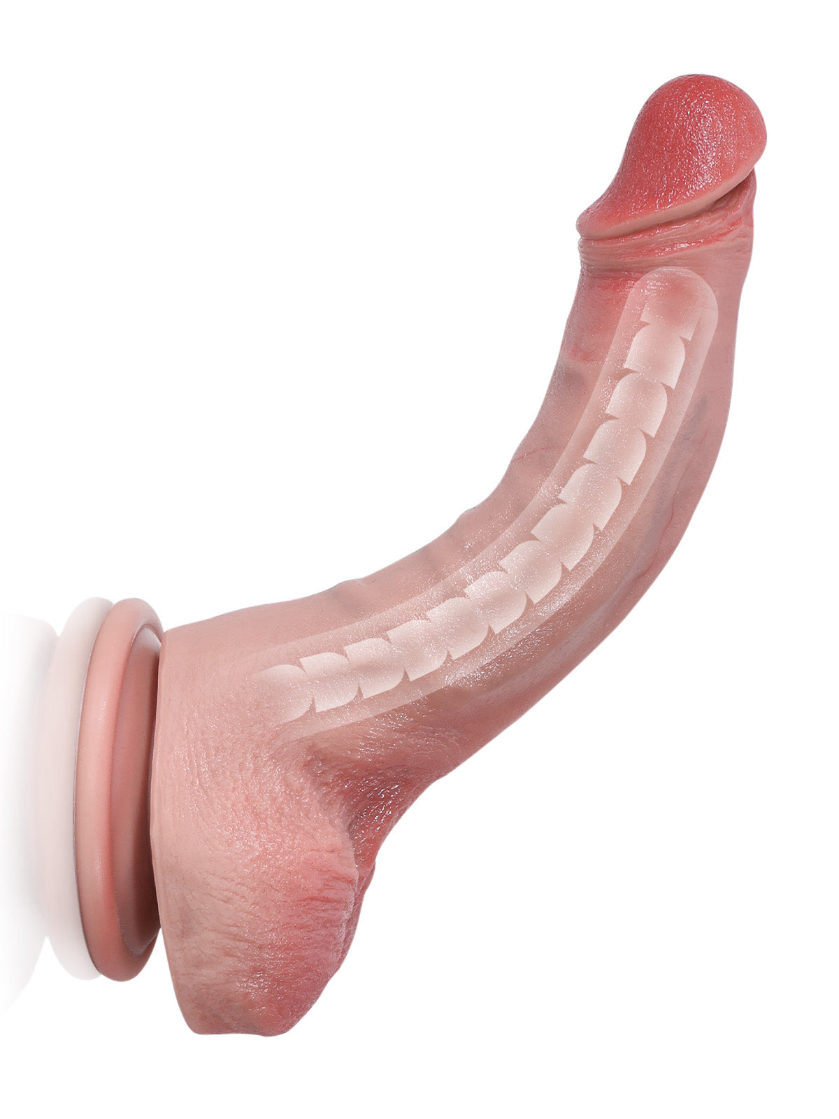 Nixon: 8.3" x 1.5" Soft Silicone Realistic Dildo