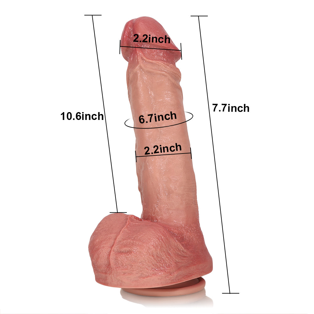 Robin: 10.6" x 2.2" XL Size Large Thick Realistic Dildos